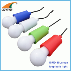 SMD plastic bulb lamp home loop light loop ABS durable outdoor lantern stick up loop bulb lamp