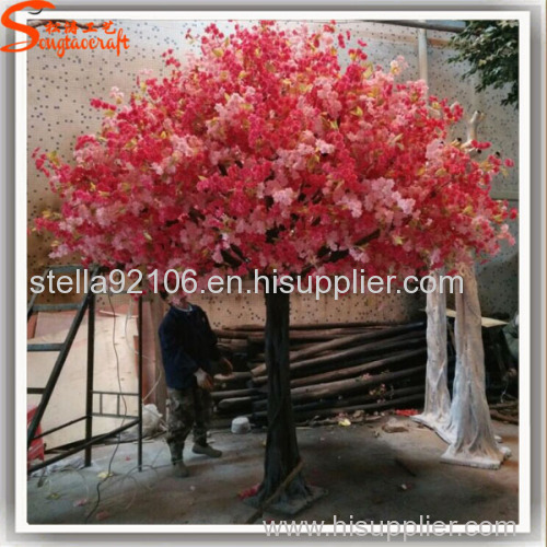 Mixed color of large artificial artificial peach blossom artificial Sakura Tree for wedding decorations