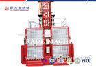 2 Cages Construction Materials And Personnel Hoist Construction Lifting Equipment