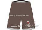 Brown Bad Boy Fight Shorts Personalized 1.5 Inches Width Crotch