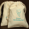 Cotton Pouch, Muslin Bag, Cotton Wedding Bag, Promotional Drawstring Bag