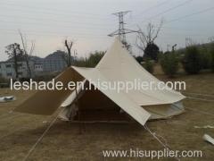 bell tent with awning fly