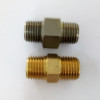 1/4 npt/pt double thread hex nipple fitting brass