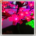 LED red-blue-purple color 3-changing artificial cherry blossom tree with LED lights silk cherry