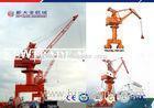 Mobile MQ series rail-mounted Marine Portal Slewing Crane Luffing with Rack