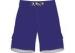 Adult Training Blue Cage Fighting Shorts With Sublimated Printed