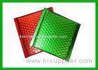 Flashy Red Moisture Metallic Bubble Insulated Mailers Packaging Tear Resistant