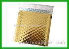 Gold Metallic Foil Insulated Mailers Water Proof Moisture CD Packaging