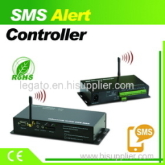 standalone gsm sms controller sending sms message on alarm triggered.