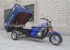 Water Cooled Three Wheel Cargo Motorcycle Trike 5 Speed Single Exhaust System