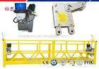 Electrical Steel Suspended Working Platform / Construction Hoist Cradle