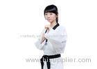 Custom Taekwondo Dobok Uniform White Cotton Martial Arts Costume