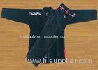 Academy Training Black Brazilian Jiu Jitsu Uniform With Pre - Shrunk Cotton