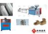 PE / PP / PVC Plastic Rattan Extrusion Line Different Shape Round Flat Embossing