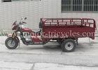 Professional Manul Clutch 3 Wheel Cargo Motorcycle >30 Climbing Capacity