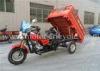 Gasoline Tricycle Tri Wheel Motorcycle With Steel Plate Chassis / Suspension