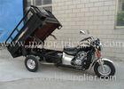 Cargo Trike Automatic 3 Wheel Motorcycles Steel Plate Chassis / Suspension