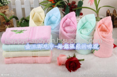 100% cotton white face towel use for hotel