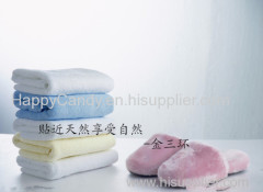 100% cotton white face towel use for hotel