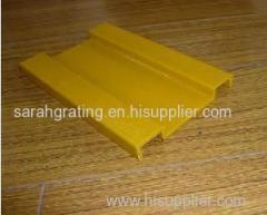 High Quality fiberglass FRP pultruded kick plate profiles