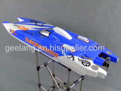 30cc/26cc Tiger Shark RC Racing high-speed Gasoline Boat Model With Welbro Carbutor