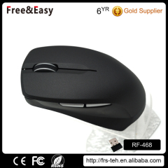 2016 cheapest computer unique black 2.4ghz wireless mouse