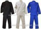 Men Bjj Gi White Plain Brazilian Jiu Jitsu Clothes with 550GMS Heavy Pearl Weave