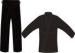 Custom Made Blank Black Brazilian Jiu Jitsu Uniform 100% Pre-shrunk Cotton Heavy Weight Adult Pearl