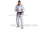 Coolmax Fabric White Brazilian Jiu Jitsu Uniform 6 Loops 2CM width 3CM Length