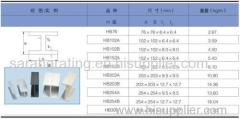 light weight non-conductive pultruded frp H -shape profile
