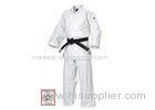 SGS School Kung Fu Uniform White Cotton Judo Suits For Children