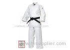 SGS School Kung Fu Uniform White Cotton Judo Suits For Children
