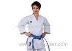 Durable Female Karate Outfit Gi With Customized Lapel Label