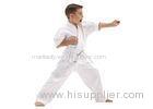 Washing Custom Karate Uniforms Twill Weave Karate Outfit For Kids