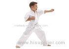 Washing Custom Karate Uniforms Twill Weave Karate Outfit For Kids