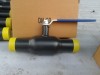 Fully welded reduce bore carbon steel ball valves with handle