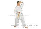 Fashion White Kids School Karate Uniform Competition with Belts