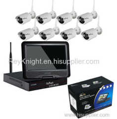 8CH WIFI 10inch WIFI Real Plug&Play LCD NVR Kit