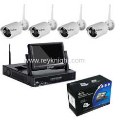 4CH 7inch WIFI Real Plug&Play LCD NVR Kit