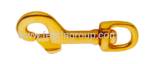 Solid Brass Harness Swivel Snap Hook