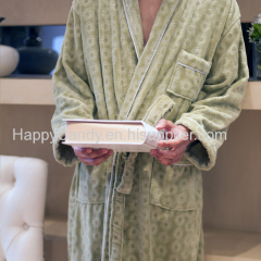 100% Cotton Jacauard Bathrobe