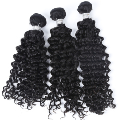Deepwave/Curly virgin hairweave bundles