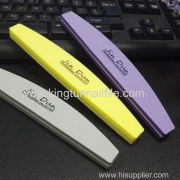 halfmoon sponge nail file  nail buffer file manufacture