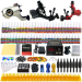 Solong Tattoo Complete Tattoo Kit 3 Pro Rotary Tattoo Machine Guns 54 Inks Power Supply Foot Pedal Needles Grips Tips T