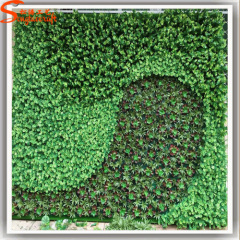 Grass Plant Type and Plastic Material artificial plant wall