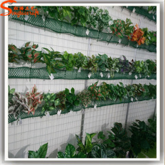 Grass Plant Type and Plastic Material artificial plant wall