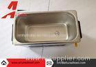 42000Hz Silver Digital Ultrasonic Cleaners High Performance Transducer