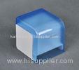 Transparent Blue Plastic ABS Toilet Tissue Box for Home Bathroom