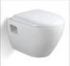 Round Shape British Ceramic Wall Hung Toilet For Concealed Cistern