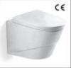 Siphon Flushing Compact Ceramic Wall Hung Toilet With Concealed Cistern